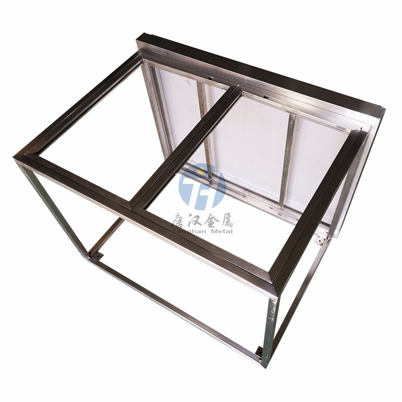 Portable Showcasing Stainless Steel Metal Jewelry Cabinet Exhibition/display Cabinet