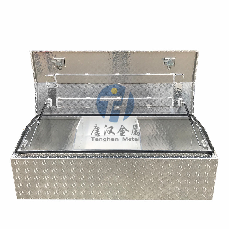 Aluminum ToolBox Top Open Tapered Lid Safety Discharge Box 