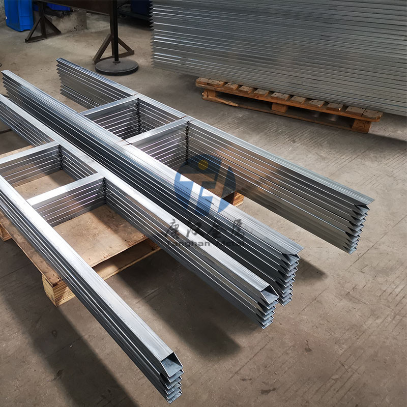 Custom Heavy Duty Steel Tube Welding Fabricate Galvanized Iron Tube Pipe Air Conditional Support Brackets