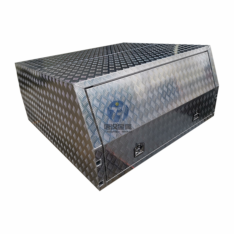 Ute Canopy Ute Storage Box on Ute Tray Bed with T Handle Lock