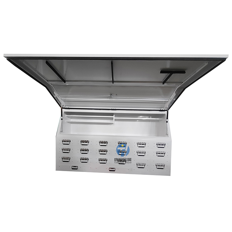 Waterproof Aluminum Tool Box With Drawers for Ute Trucks Tray And Tradesman Aluminum Side Opening Canopy