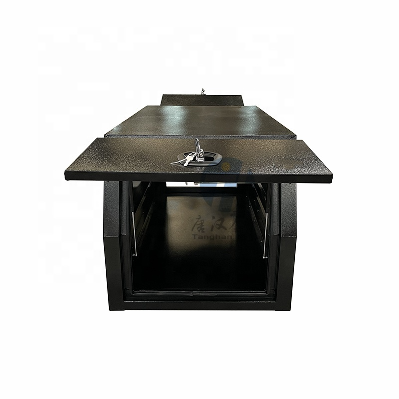 700mm Black Full Aluminum Dog Box/Cage for Ute