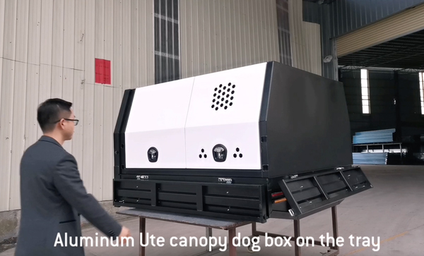 Aluminium Jack Off Ute Canopy and Dog Box