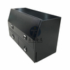 Black Aluminium Tool Box 3/4 Side Opening Ute 2 Drawers Toolbox 