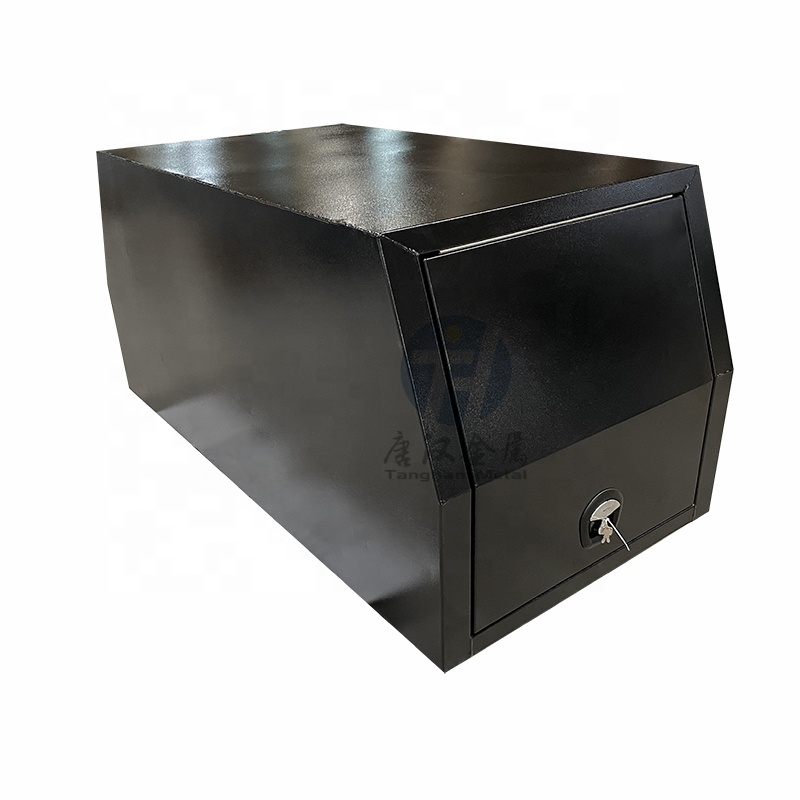 700mm Black Full Aluminum Dog Box/Cage for Ute