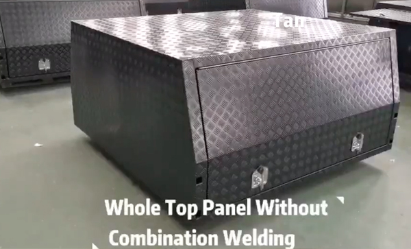 3 Door Checker Plate Ute Canopy