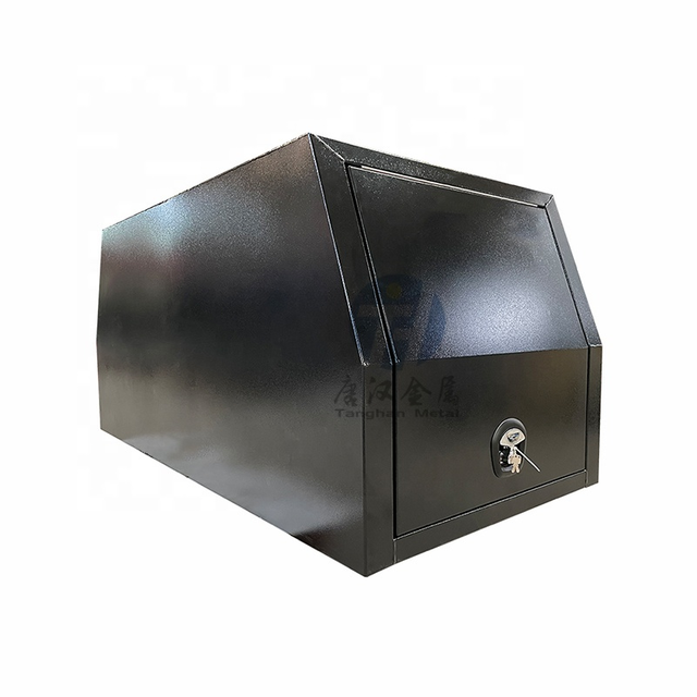 700mm Black Full Aluminum Dog Box/Cage for Ute